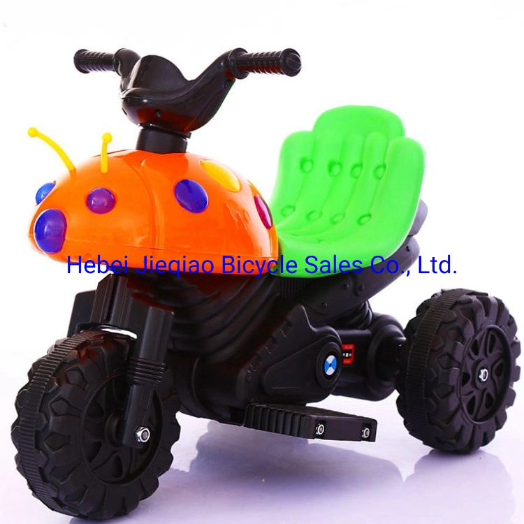 Nine Lights Beetle Kids Electric Motorcycle Baby Battery Car Tricycle Music Lights