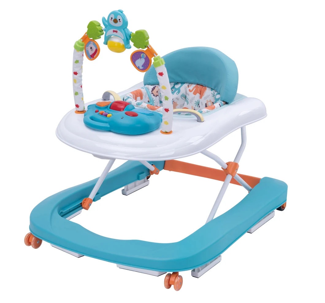 Cute Multifunctional Foldable Baby Walker