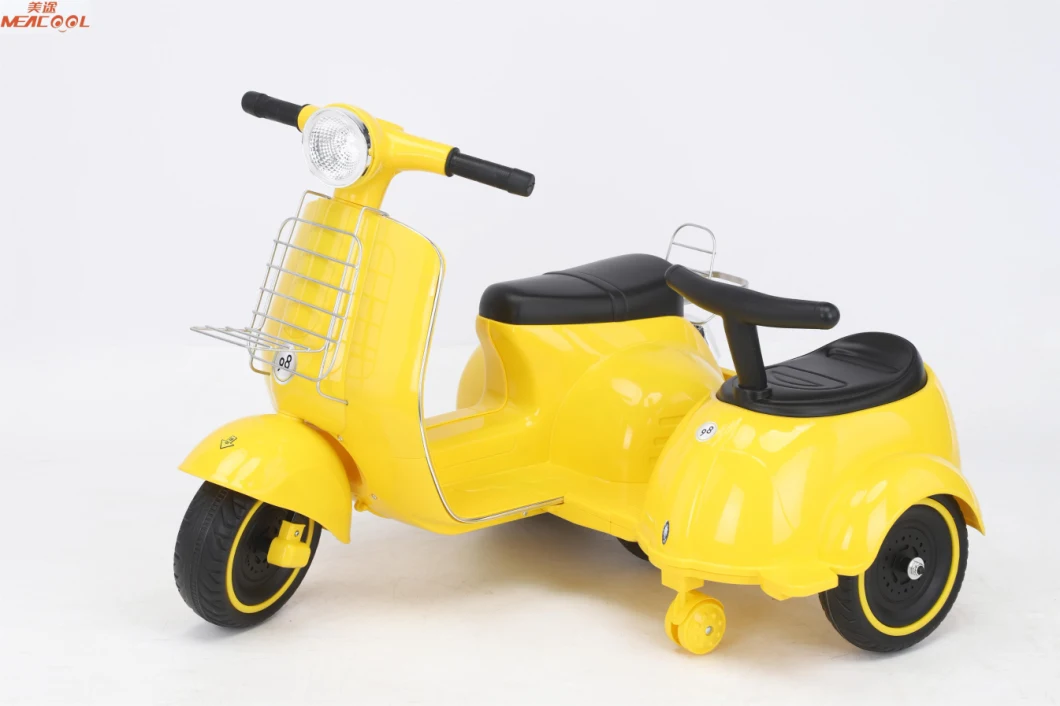 Ride Two Baby Mini Kids Electric Toy Car Tricycle with Side Mount