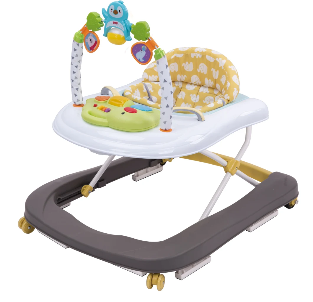 Cute Multifunctional Foldable Baby Walker