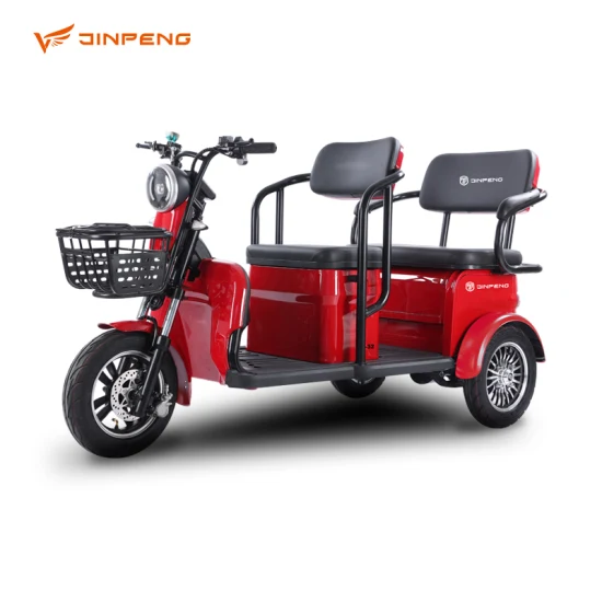 제조업체는 인도 시장에 개방형 전동 세발자전거를 공급합니다.